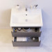 Тумба с раковиной, подвесная, 60 см AM.PM M93A-FHX0602-WC0602GM38 Hit