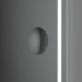 Универсальное зеркало с контурной Led-подсветкой, часами и косметическим зеркалом, 65 см AM.PM M91AMOX0653WG38 GEM