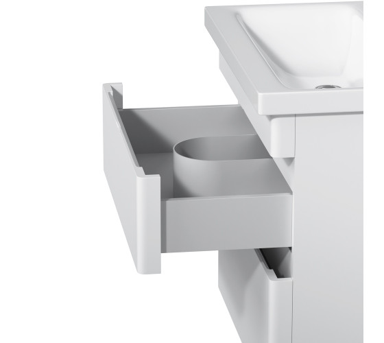 Тумба с раковиной, подвесная, 60 см AM.PM M93A-FHX0602-WC0602WG38 Hit