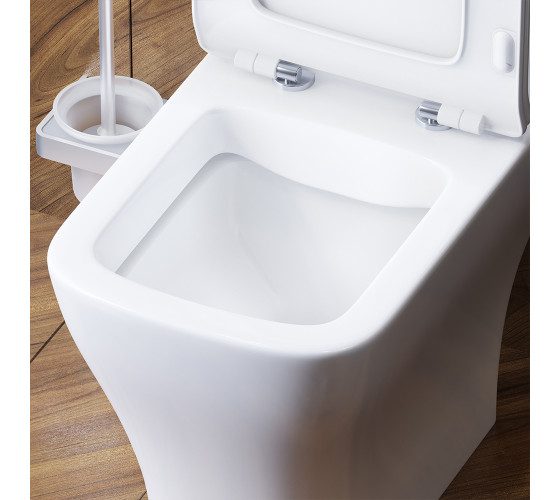 Унитаз-компакт безободковый с сиденьем микролифт Damixa DX78C8600SC Titan