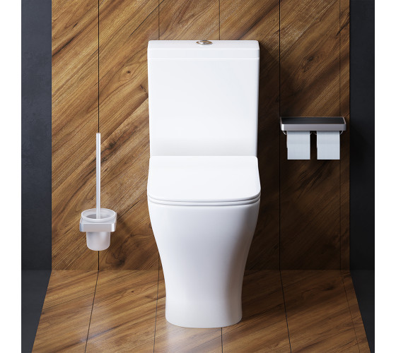 Унитаз-компакт безободковый с сиденьем микролифт Damixa DX78C8600SC Titan