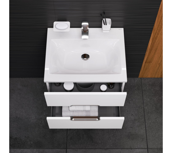 Тумба с раковиной подвесная, 60 см AM.PM M70-FUX0602-WC0602-38 Spirit
