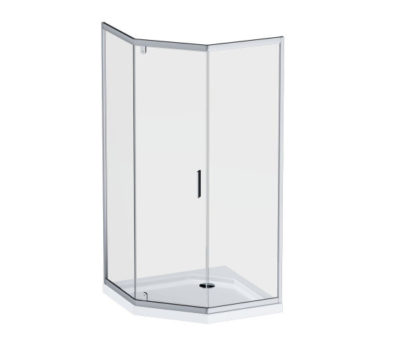 Душеве огородження 5-corner Pivot 90x90 см, без піддону AM.PM W90UG-405-090MT Gem