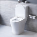 Унитаз-компакт безободковый с сиденьем микролифт Damixa DX86C8600SC Sirius