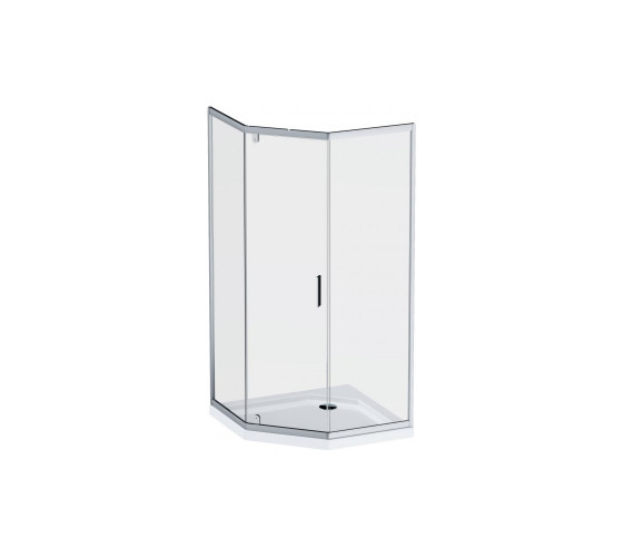 Душеве огородження 5-corner Pivot 90x90 см, без піддону AM.PM W90UG-405-090MT Gem
