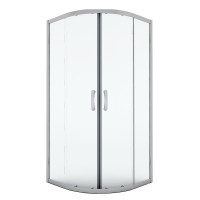 Душовий куточок Bliss Round 3/4 90х90, матове скло AM.PM W56G-301-090CM Bliss L