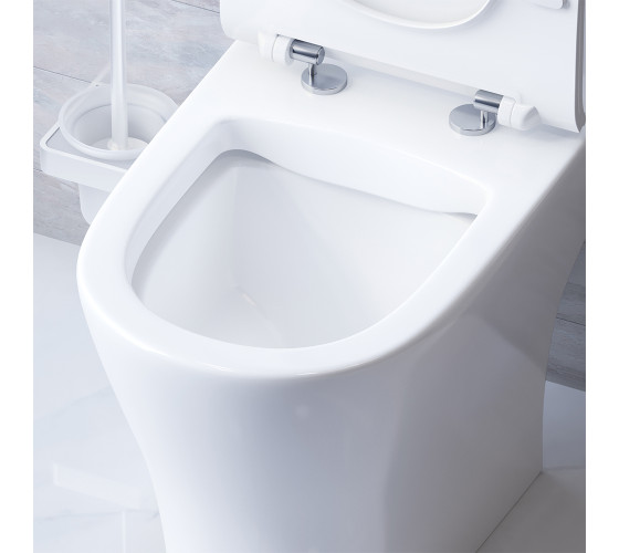 Унитаз-компакт безободковый с сиденьем микролифт Damixa DX86C8600SC Sirius