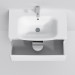 Тумба с раковиной подвесная, 80 см AM.PM M80-FHX0802-WC0802-38 Like