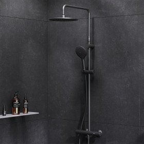 Душевая система ShowerSpot с термостатом, черный AM.PM F0780422 Like