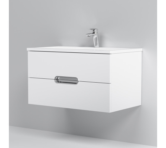 Тумба с раковиной подвесная, 80 см AM.PM M70-FUX0802-WC0802-38 Spirit