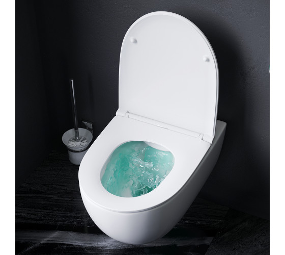 Унитаз подвесной безободковый FlashClean AM.PM C531700WH Bliss L
