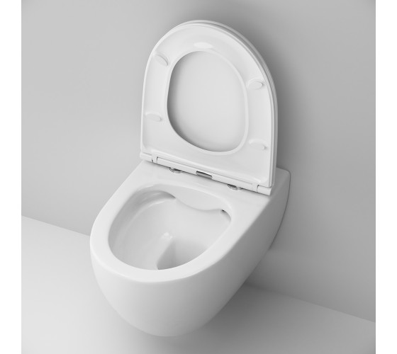 Унитаз подвесной безободковый FlashClean AM.PM C531700WH Bliss L