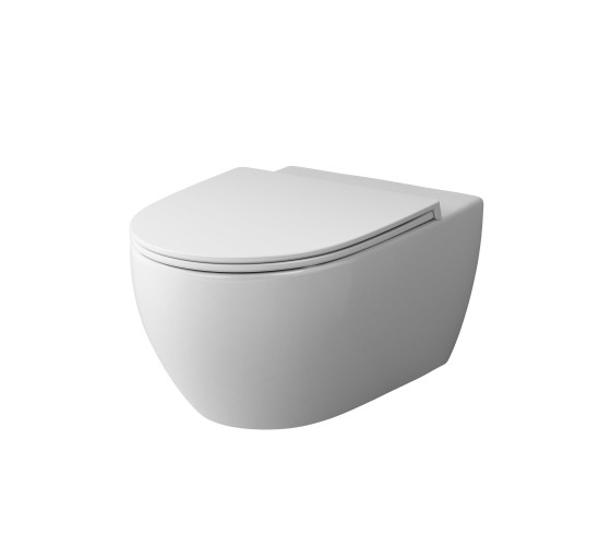 Унитаз подвесной безободковый FlashClean AM.PM C531700WH Bliss L