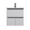 Тумба с раковиной, подвесная, 55 см, 1 ящик, 2 дверцы AM.PM M85-FHX0553-WC0553WG38 X-Joy