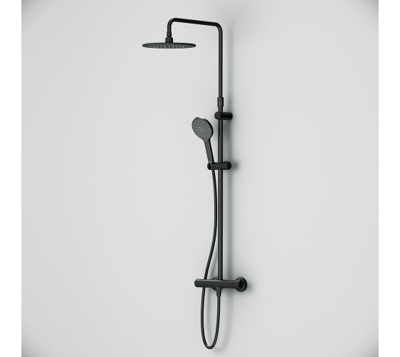 Душевая система ShowerSpot  с термостатом, черный AM.PM F0780422 Like