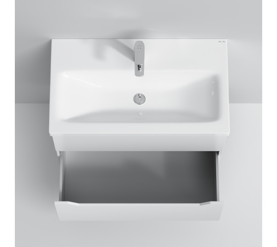 Тумба с раковиной, подвесная, 75 см AM.PM M91-FHX0752-WC0752WG38 GEM S
