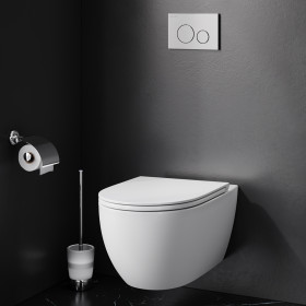 Унитаз подвесной безободковый FlashClean AM.PM C531700WH Bliss L