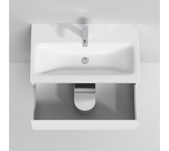 Тумба с раковиной, подвесная, 75 см AM.PM M91-FHX0752-WC0752WG38 GEM S