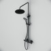 Душевая система ShowerSpot  с термостатом, черный AM.PM F0780422 Like
