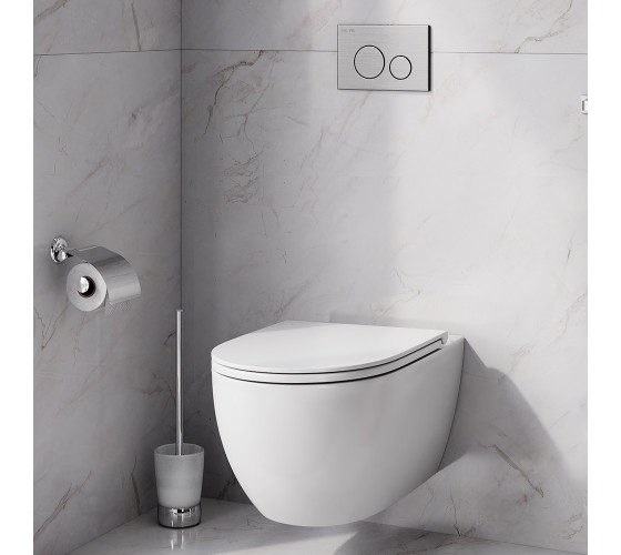 Унитаз подвесной безободковый FlashClean AM.PM C531700WH Bliss L