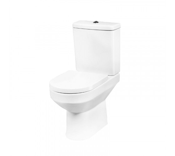 Унитаз-компакт безободковый FlashClean с сиденьем микролифт AM.PM C708600SC Spirit 2.0