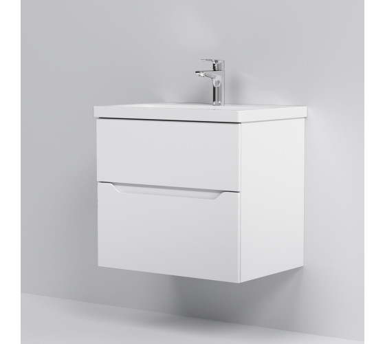Тумба с раковиной, подвесная, 60 см AM.PM M91-FHX0602-WC0602WG38 GEM S