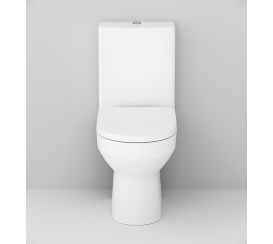 Унитаз-компакт безободковый FlashClean с сиденьем микролифт AM.PM C708600SC Spirit 2.0