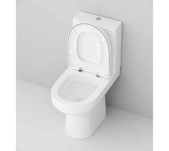 Унитаз-компакт безободковый FlashClean с сиденьем микролифт AM.PM C708600SC Spirit 2.0