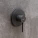 Встраиваемый смеситель для душа, чёрный Damixa 367500300 Scandinavian Pure