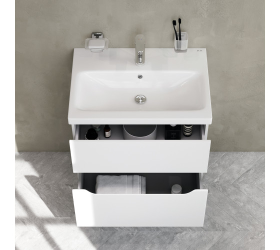 Тумба с раковиной, подвесная, 60 см AM.PM M91-FHX0602-WC0602WG38 GEM S