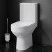 Унитаз-компакт безободковый FlashClean с сиденьем микролифт AM.PM C708600SC Spirit 2.0