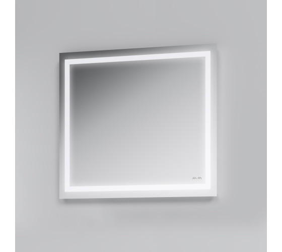 Зеркало с LED-подсветкой по периметру, 80 см AM.PM M91AMOX0801WG38 GEM