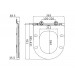 Сиденье для унитаза с микролифтом, быстросъемное slim AM.PM C707857WH Spirit 2.0
