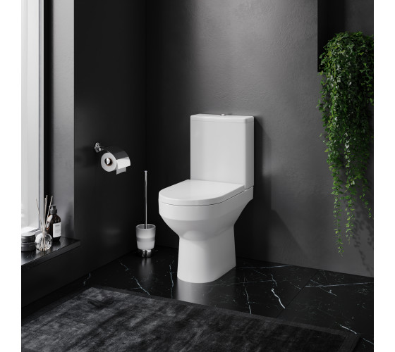 Унитаз-компакт безободковый FlashClean с сиденьем микролифт AM.PM C708600SC Spirit 2.0