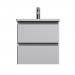 Тумба с раковиной, подвесная, 55 см, 2 ящика AM.PM M85-FHX0552-WC0552WG38 X-Joy