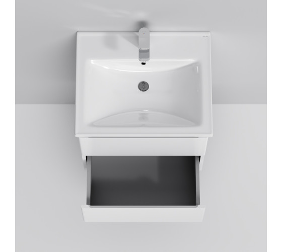 Тумба с раковиной, подвесная, 55 см, 2 ящика AM.PM M85-FHX0552-WC0552WG38 X-Joy
