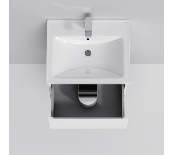 Тумба с раковиной, подвесная, 55 см, 2 ящика AM.PM M85-FHX0552-WC0552WG38 X-Joy