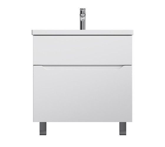 Тумба с раковиной, напольная, 75 см AM.PM M91-FSX0752-WC0752WG38 GEM S