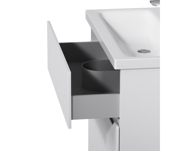 Тумба с раковиной, напольная, 75 см AM.PM M91-FSX0752-WC0752WG38 GEM S