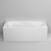 Ванна акриловая 150x70 см Damixa 47WA-150-070W-A Apollo