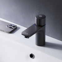 Смеситель для умывальника TouchReel, чёрный AM.PM F85A02522 X-Joy