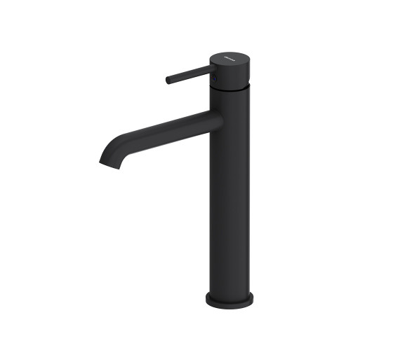 Смеситель для раковины высокий, чёрный Damixa 360250300 Scandinavian Pure