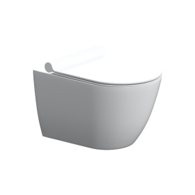 Подвесной унитаз без ободка с сиденьем микролифт Damixa DX36C1701SC Scandinavian Pure