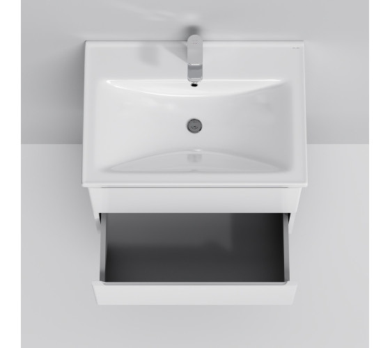 Тумба с раковиной, подвесная, 65 см, 2 ящика AM.PM M85-FHX0652-WC0652WG38 X-Joy