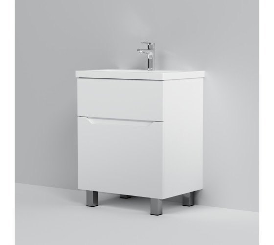 Тумба с раковиной, напольная, 60 см AM.PM M91-FSX0602-WC0602WG38 GEM S