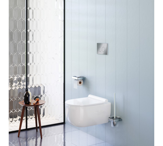 Подвесной унитаз без ободка с сиденьем микролифт Damixa DX36C1701SC Scandinavian Pure