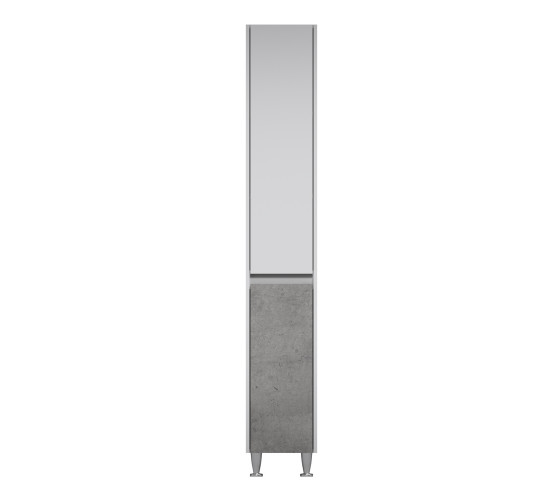 Шкаф-пенал напольный с корзиной, правый AM.PM M91CSR0351BF38 GEM S