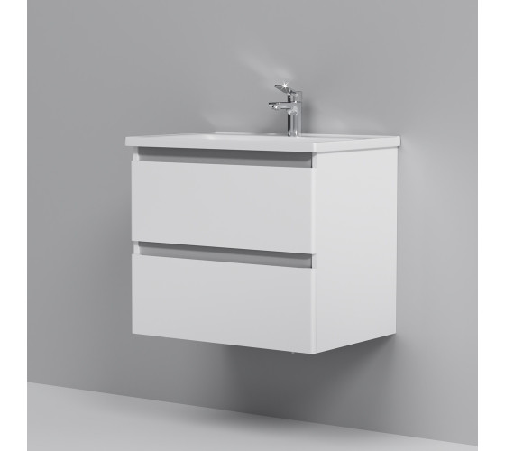 Тумба с раковиной, подвесная, 65 см, 2 ящика AM.PM M85-FHX0652-WC0652WG38 X-Joy