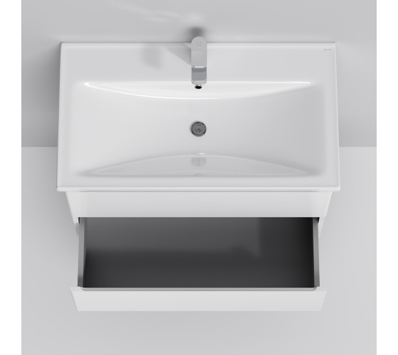 Тумба с раковиной, подвесная, 80 см, 2 ящика AM.PM M85-FHX0802-WC0802WG38 X-Joy