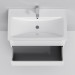 Тумба с раковиной, подвесная, 80 см, 2 ящика AM.PM M85-FHX0802-WC0802WG38 X-Joy